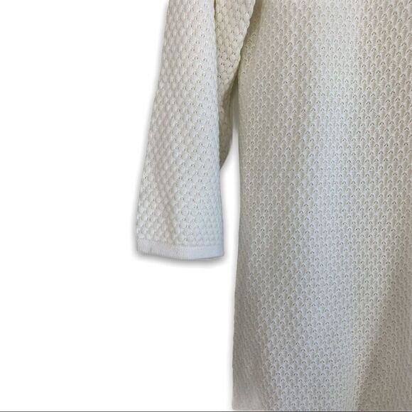 Hinge Viscose Blend Rhinestone Detail Neck Sweater - Picture 4 of 7